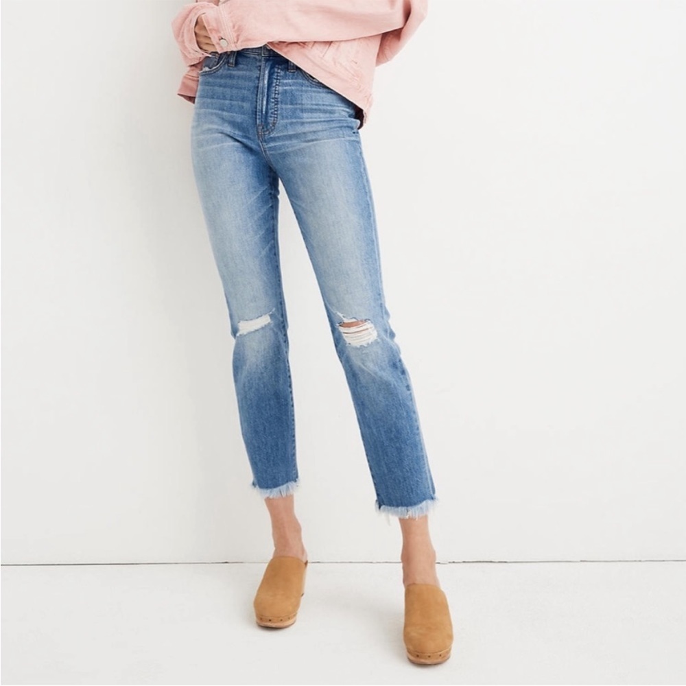 Madewell The Perfect Vintage Jean Parnell Wash Comfort Stretch Edition Size 25